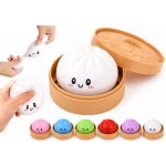 Squishy Dumpling antistresový mačkací knedlík v bambusovém košíku Náhodně – Zboží Dáma