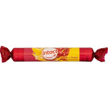 Intact rolička hroznový cukr banán+třešeň 40g