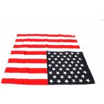 Šátek U.S. s čtvercovým potiskem vlajka USA – Zboží Dáma