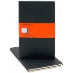 Moleskine Sešity Cahier L linkované 3 ks černý – Zboží Dáma