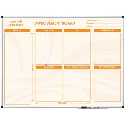 Legamaster Plánovací tabule IMPROVEMENT BOARD 120 x 90 cm – Zboží Mobilmania