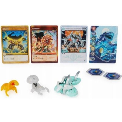 Bakugan Trojbalení s True Metal figurkou S4 SHARKTAR x NANO SHADOW x NANO CLUTCH – Hledejceny.cz