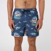 Koupací šortky, boardshorts Rip Curl Scenic Volley Navy