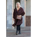 Přechodový kabát TRACY Barva: Vínová, Velikost: UNI: L-3XL – Zboží Mobilmania