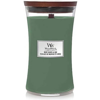 WoodWick Mint Leaves & Oak 609,5 g – Zboží Mobilmania