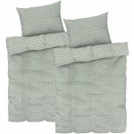 Livarno home povlečení z mikrovláknitého saténu geometrický vzor 140x200 70x90 – Zboží Dáma