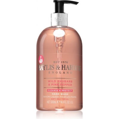 Baylis & Harding Wild Rhubarb & Pink Pepper tekuté mýdlo na ruce 500 ml