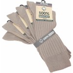 100% bavlna klasické pánské jednobarevné žebrované ponožky mix13 – Zboží Mobilmania