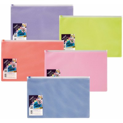 Obal zip Foolscap EPPE mix A4