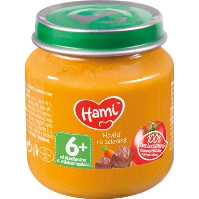 Hami Hovězí na zelenině 125 g – Zbozi.Blesk.cz