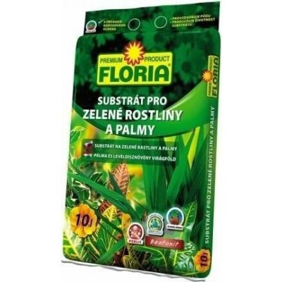 Floria Floria Substrát pro zelené rostliny a palmy 10 L – Hledejceny.cz