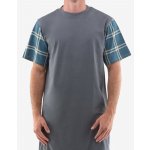 Gina 79146 pánská noční košile kr.rukáv tm.šedá – Zboží Dáma