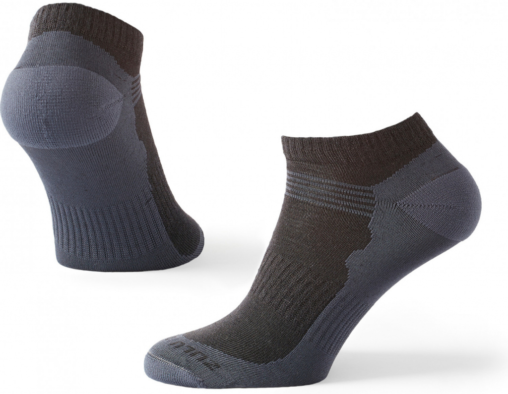 Zulu ponožky Merino Summer černá/šedá