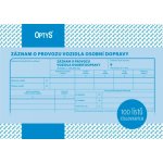 Optys 1177 Záznam o provozu vozidla osobní dopravy číslovaný – Zboží Dáma