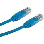 Datacom 1493 Kabel CAT5E, UTP, 0,25m, modrý – Zboží Mobilmania