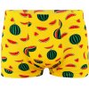 Boxerky, trenky, slipy, tanga Pesail Sweet fruit pánské veselé boxerky 85595 žlutá