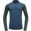 Pánské sportovní tričko Devold Kvitegga Merino 320 H. neck man Woods/blue