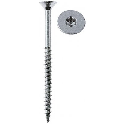 Profi Depot Univerzální vrut, ø 6 × 140 mm, TX30, zápustná hlava, 50 ks 4024506248564 – Hledejceny.cz