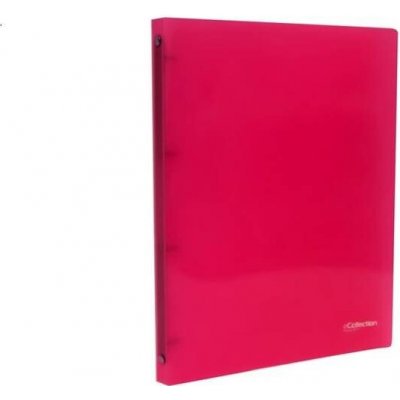 Karton P+P pořadač A4 kroužkový eCollection 2,5 cm 4 kroužek růžový – Zboží Živě