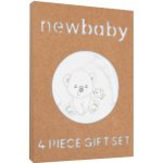 New Baby Kojenecká soupravička do porodnice Sweet Bear bílá – Zboží Mobilmania