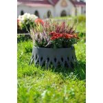 Plastia Samozavlažovací žardina Roseta 30 cm antracit – Sleviste.cz