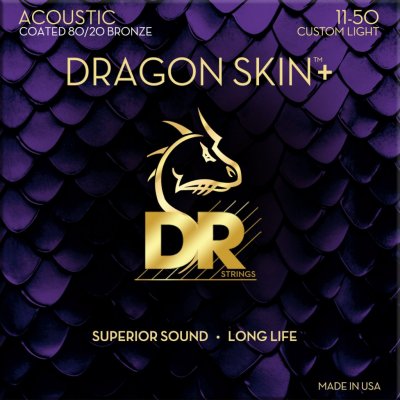 DR Strings Dragon Skin+ DA8-11 – Sleviste.cz