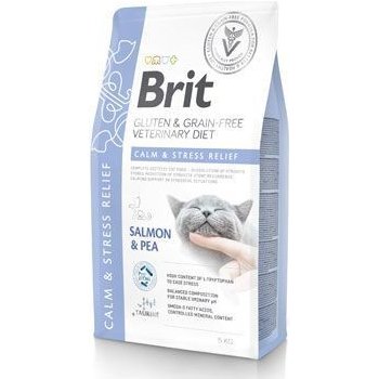 Brit Veterinary Diets Cat GF Calm & Stress Relief 2 kg