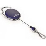 Durable Držák jmenovek Style, tmavě modrá, výsuvný, karabina, DURABLE 106964 – Zboží Mobilmania