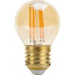 Optonica, LED plastová žárovka G45 E27, zlatá, 4W, stmívatelná, 2700K, OP1326 – Hledejceny.cz