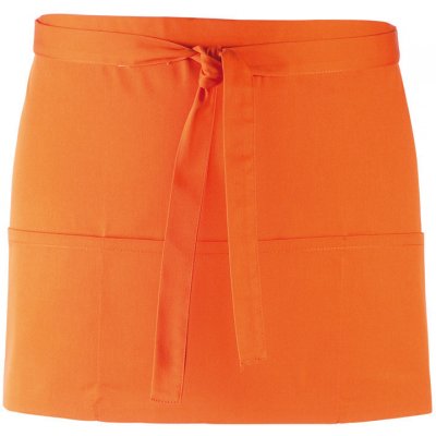 Premier PR155 Krátká zástěra do pasu s kapsou Colours oranžová – Hledejceny.cz
