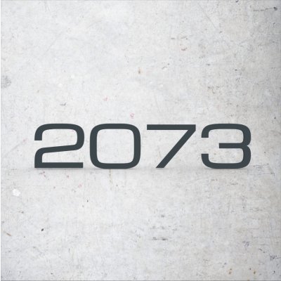 Domovní číslo - samostatné číslice - MODERNÍ - 4 číslice 8 cm – Zbozi.Blesk.cz