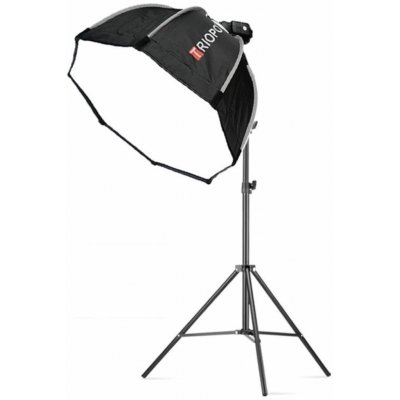 Fotověci Triopo Octagon Softbox pro Záblesková Světla s Rukojetí Oktagon + Stativ 90 cm – Zboží Živě