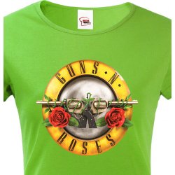 Dámské tričko Guns N’ Roses Zelená