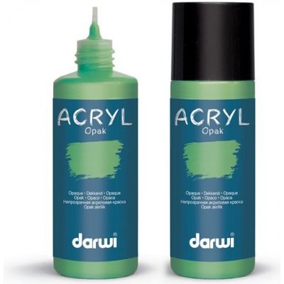 Darwi Acryl Opak akrylová barva 80 ml trávově zelená