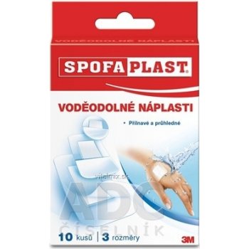 3M Spofaplast Voděodolné nápl.různé velikosti 10 ks