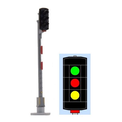 Němeček návěstidlo AŽD vjezdové Z,Č,Ž t380 – Zboží Dáma