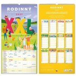 NOTIQUE Rodinný plánovací nástenný XXL 33 × 64 cm 2027 – Zboží Dáma