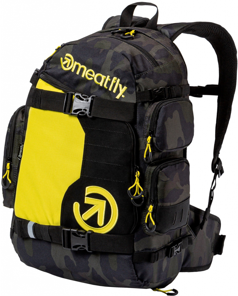 Meatfly batoh Wanderer Rampage Camo/Sulphur 28 l