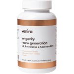 Venira longevity new generation - NR, Resveratrol a Koenzym Q10 60 kapslí – Hledejceny.cz