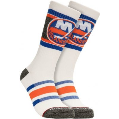 Mitchell & Ness pánské ponožky New York Islanders Nhl Cross Bar Crew Socks