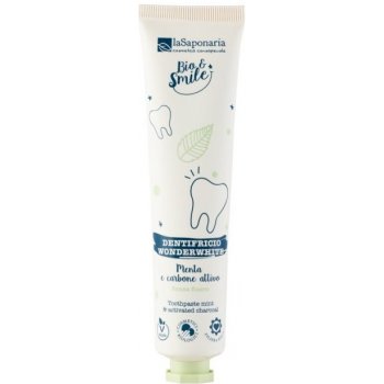 laSaponaria Bělicí WonderWhite máta a aktivní uhlí BIO 75 ml