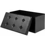 Songmics Taburet Neling černý – Zboží Dáma