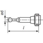 MAHR Měřicí dotek náhradní 802 ewt, průměr 4mm, mahr, 4304320 – Sleviste.cz