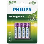 Philips AAA 950mAh 4ks R03B4A95/10 – Zboží Mobilmania