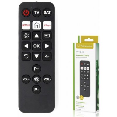 Dálkový ovladač Nedis TVRC23SNBK – Hledejceny.cz