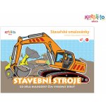 Stavařské omalovánky Stavební stroje – Zboží Dáma