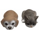 Prodex pes a kočka ležící 23 x 12 zahradní dekorace polystone – Zbozi.Blesk.cz