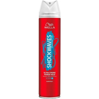 Wella Shockwaves lak na vlasy Ultra Strong Power Hold 250 ml – Zbozi.Blesk.cz