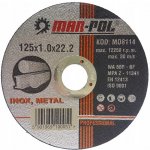 Mar-Pol Kotouč řezný 125 x 1,0 x 22,2 mm M08114 – Zboží Dáma