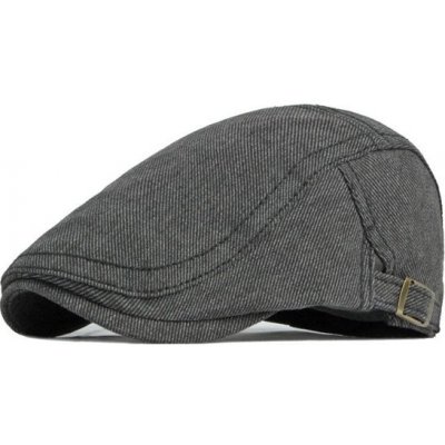 Pánská plochá bavlněná čepice bekovka Cesme Černá – Zboží Dáma